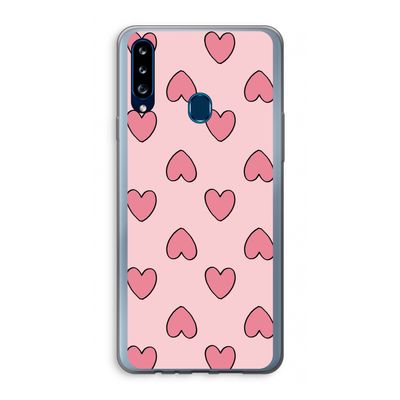 Ondersteboven verliefd: Samsung Galaxy A20s Transparant Hoesje