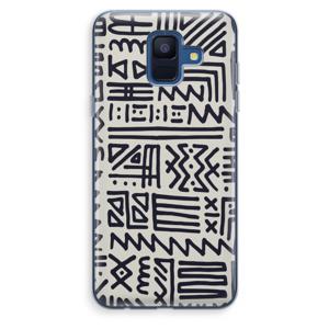 Marrakech print: Samsung Galaxy A6 (2018) Transparant Hoesje