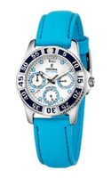 Horlogeband Festina F16039-1 Leder Blauw 18mm - thumbnail