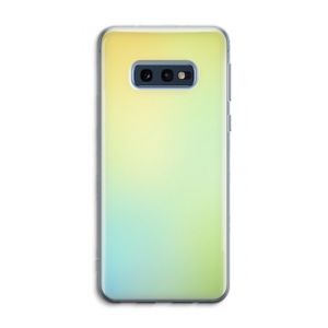 Minty mist pastel: Samsung Galaxy S10e Transparant Hoesje