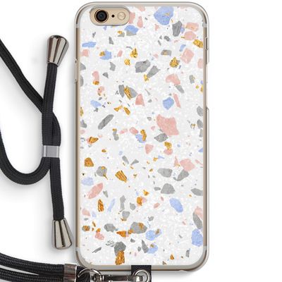 Terrazzo N°8: iPhone 6 / 6S Transparant Hoesje met koord