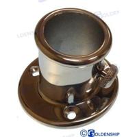 Astas de bandera y bases GS73313 - BASE INOX INCLINADA 32 MM.