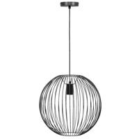 Leen Bakker - Hanglamp Xavier - 150xØ40 Cm - Metaal - Zwart