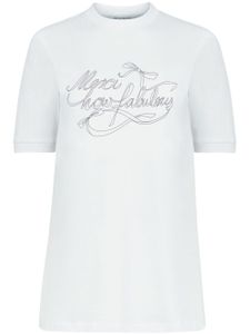 Nina Ricci t-shirt How Fabulous - Blanc