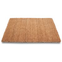 Bruine deurmatten/buitenmatten pvc/kokos 40 x 60 cm   -