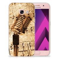 Samsung Galaxy A3 2017 | Siliconen hoesje | met foto Bladmuziek