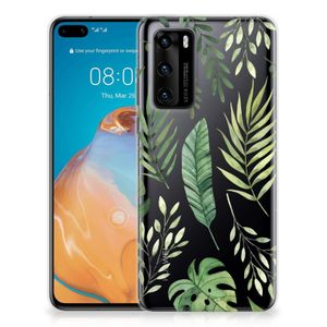 Huawei P40 TPU Case Leaves