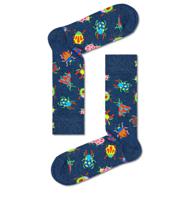 HAPPY SOCKS Blauwe sokken met insectenprint Multi Katoen Printjes Unisex