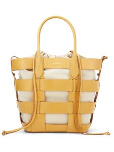 Polo Ralph Lauren sac cabas en cuir à design tressé - Jaune