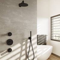 Hotbath Complete Regendouche Cobber Inbouwset Met 2 Stopkranen - thumbnail