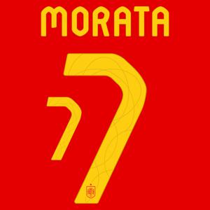 Morata 7 (Officiële Spanje Bedrukking 2024-2025)