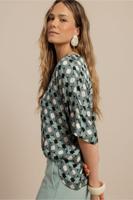 Studio Anneloes Dita Circle Top 13556 T-shirt Korte Mouw 9997 Multi Color