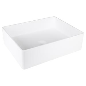 Differnz Solid waskom opbouw | wit | 48.5 x 38 x 14 cm
