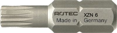 Rotec PRO Insertbit XZN M 6 L= 25mm C 6,3 BASIC - 10 stuks - 8130006