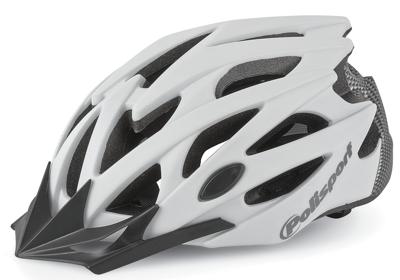 Polisport twig fietshelm l 58-61cm wit/mat carbon