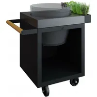 OFYR Kamado Table Black 65 PRO Concrete TB - thumbnail