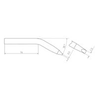 Weller RTM 013 S X Soldeerpunt Beitelvorm Grootte soldeerpunt 1.3 mm Lengte soldeerpunt: 28 mm Inhoud: 1 stuk(s)