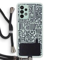 Moroccan Print: Samsung Galaxy A52s 5G Transparant Hoesje met koord