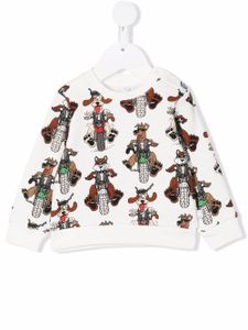 Stella McCartney Kids sweat à imprimé graphique - Blanc