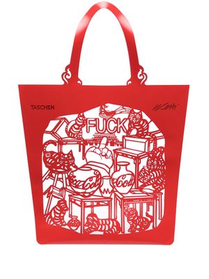 TASCHEN x Ai Weiwei sac cabas The China 'Cats and Dogs' - Rouge
