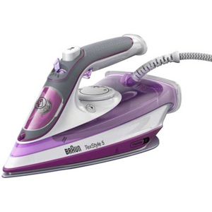 Braun TexStyle 5 SI 5037 VI Stoomstrijkijzer Keramische zoolplaat 2700 W Violet