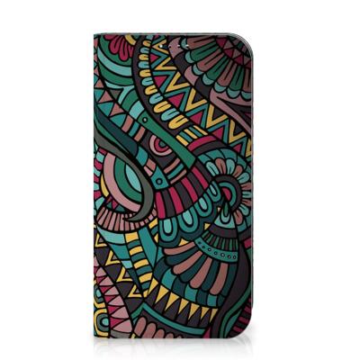iPhone 15 | Hoesje met Magneet | Aztec iPhone 15 | Hoesje met Magneet | Aztec