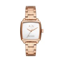 Horlogeband Armani Exchange AX5453 Staal Rosé 16mm