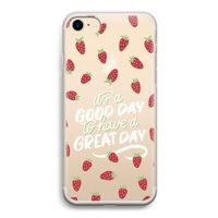 Don't forget to have a great day: iPhone 7 Transparant Hoesje