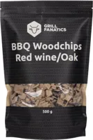 Grill Fanatics barbecue rooksnippers rode wijn/eiken 500 gram