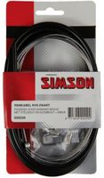Simson remkabel set Nexus rollerbrake 1600/2250 mm zwart/zilver - thumbnail