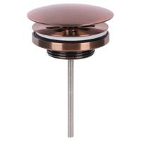 Differnz afvoerplug always open | rood koper | 72mm