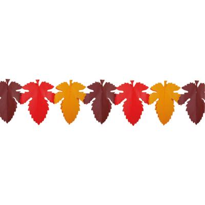 Slinger herfstbladeren thema - 300 cm - Papier - Herfst seizoen thema versiering - mix kleuren