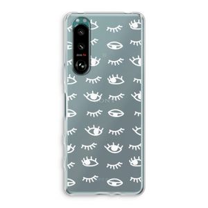 Eye pattern #3: Sony Xperia 5 III Transparant Hoesje