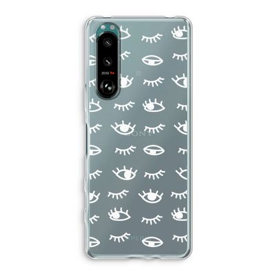 Eye pattern #3: Sony Xperia 5 III Transparant Hoesje