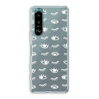 Eye pattern #3: Sony Xperia 5 III Transparant Hoesje