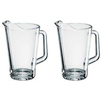 3x Glazen water karaffen/pitchers van 1,5 L Conic