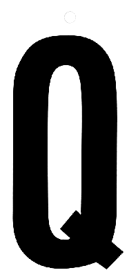 Metafranc Plakletter 100Mm Zwart Q - WU0510320