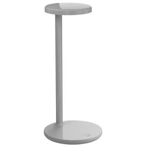 Flos Oblique bureaulamp LED glanzend grijs