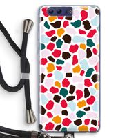 Colored Giraffe: Honor 9 Transparant Hoesje met koord