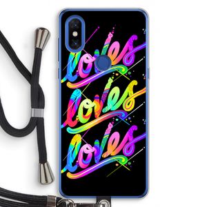 Loves: Xiaomi Mi Mix 3 Transparant Hoesje met koord
