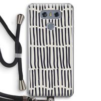 Moroccan stripes: LG G6 Transparant Hoesje met koord
