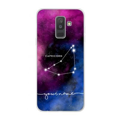 Sterrenbeeld - Donker: Samsung Galaxy A6 Plus (2018) Transparant Hoesje