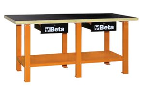 Beta Werkbank met houten blad C56W-R - 056000253