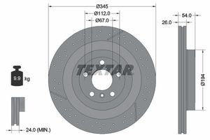 Remschijf 92307905
