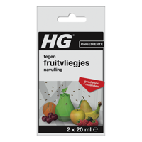 HG X fruitvliegjesval navul 20ml 2 Stuks