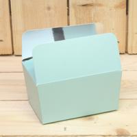Bonbon doosjes - Chocolade doosje - Aqua LAAG - 12 stuks