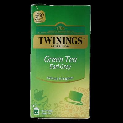 Green tea earl grey 25 Zakjes