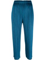 Pleats Please Issey Miyake pantalon court plissé Mc August - Bleu - thumbnail