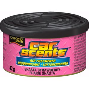 California Scents Luchtverfrisse Shasta Strawberry Blikje 42gr CDSTRAWBERRY