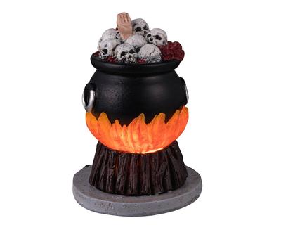 Skull Stew Cauldron 12x5x20 cm Halloween - Lemax
